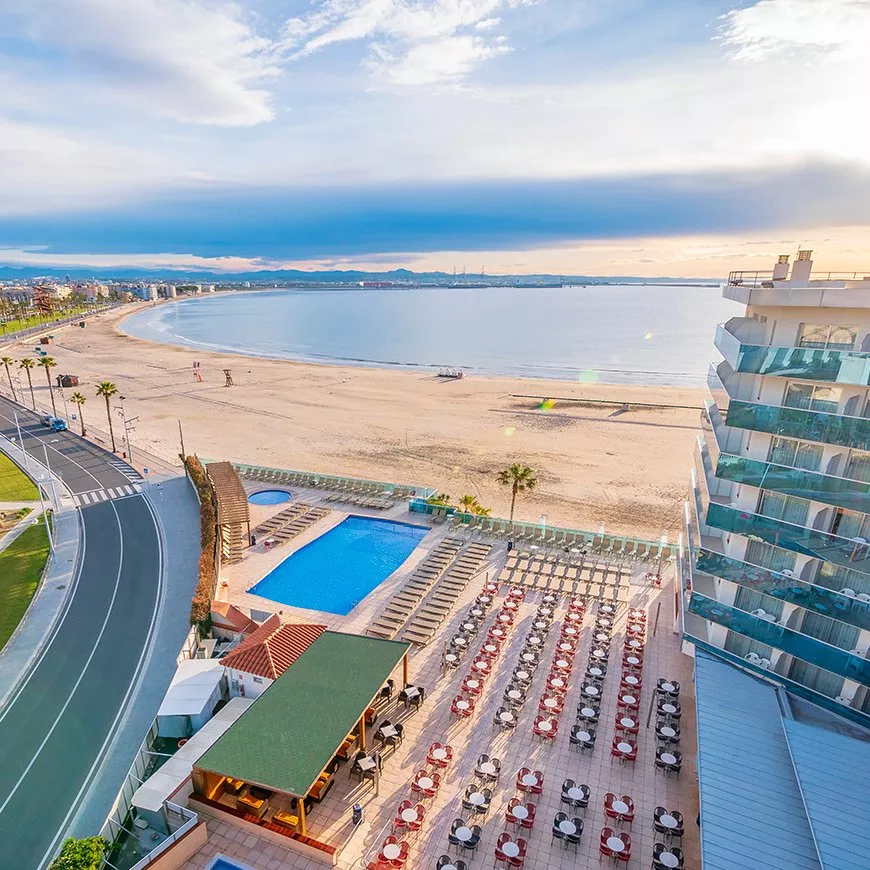 Resorts de playa populares en España
